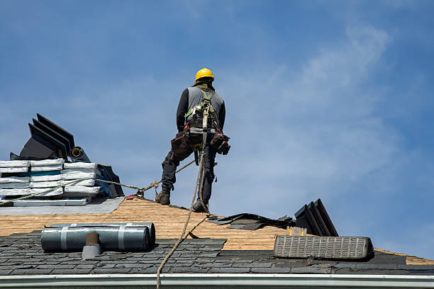 Professional Roof Replacement technician working in Ilwaco, WA